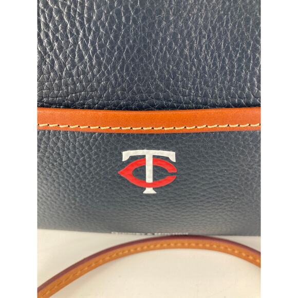 DOONEY & BOURKE, SMALL MINNESOTA TWINS LEATHER CROSSBODY BAG - Picture 12 of 15